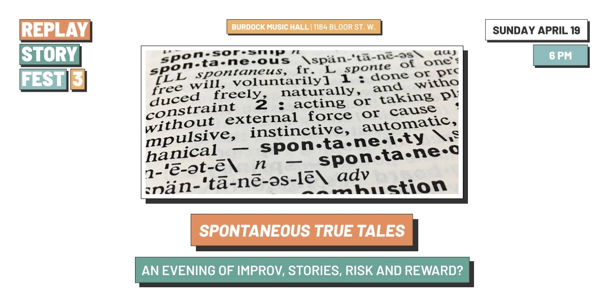 Event image for Spontaneous True Tales