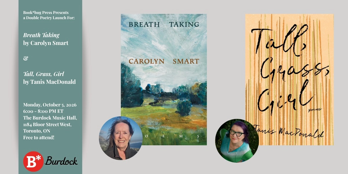 Event image for Toronto Poetry Launch of Breath Taking and Tall, Grass, Girl