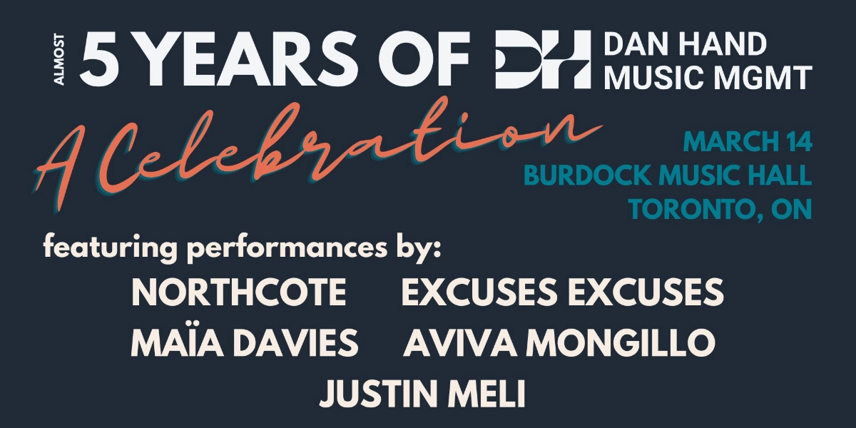 Event image for (Almost) 5 Years of DH Music Mgmt