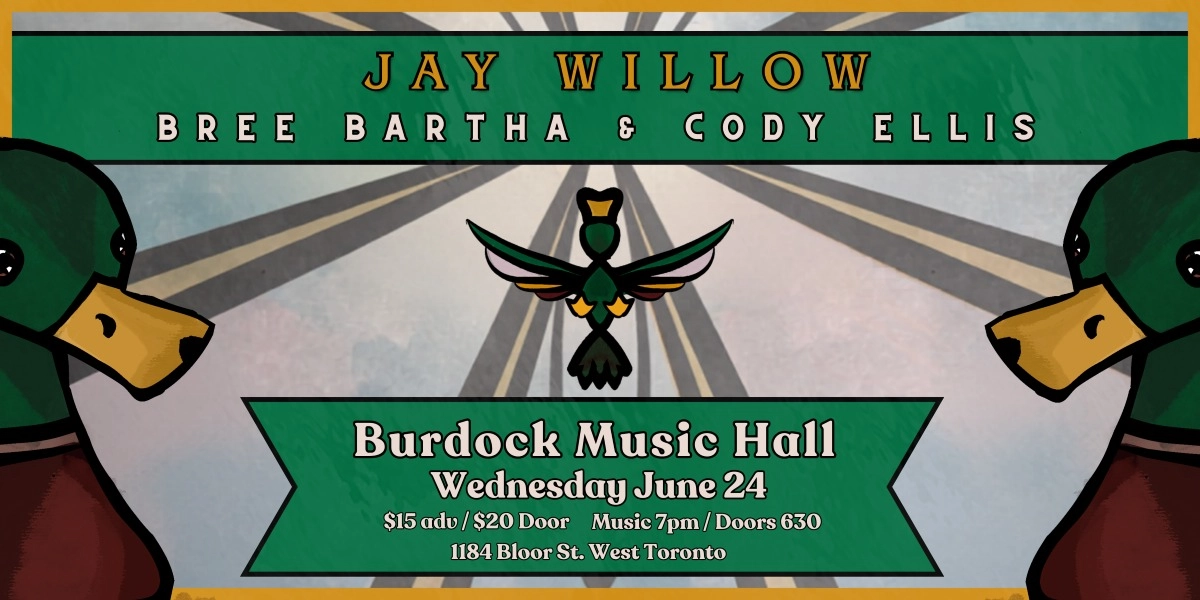Event image for Jay Willow, Bree Bartha & Cody Ellis