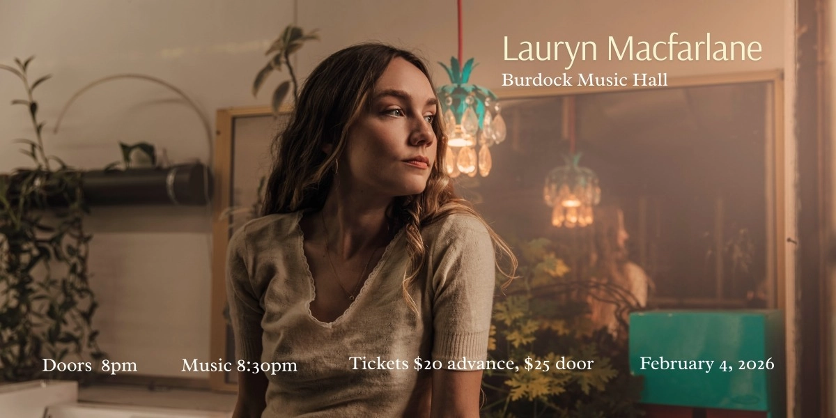Event image for Lauryn Macfarlane Live at Burdock Music Hall