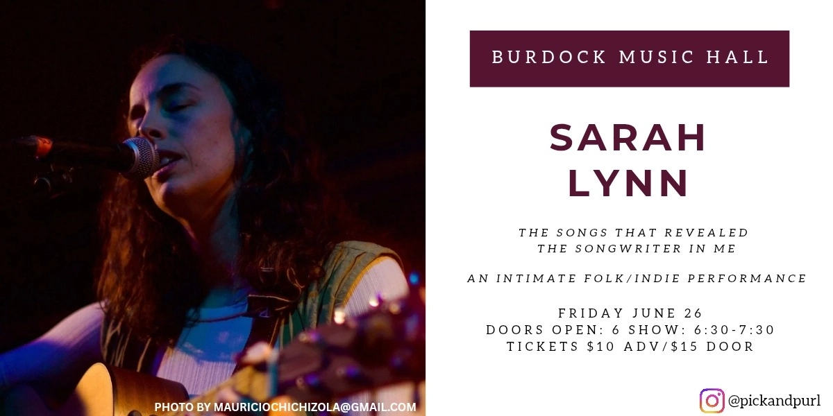 Event image for Sarah Lynn