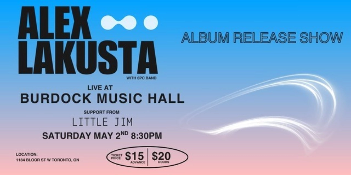 Event image for Alex Lakusta Album Release w/ Little Jim