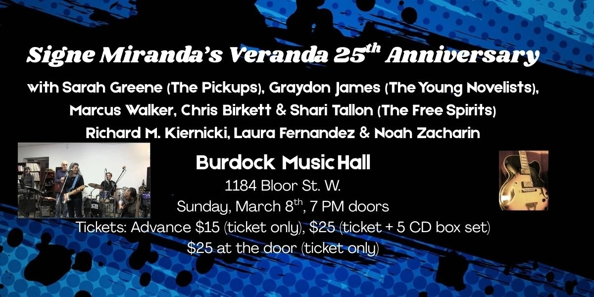 Event image for Signe Miranda's Veranda & Friends 25th Anniversary Show