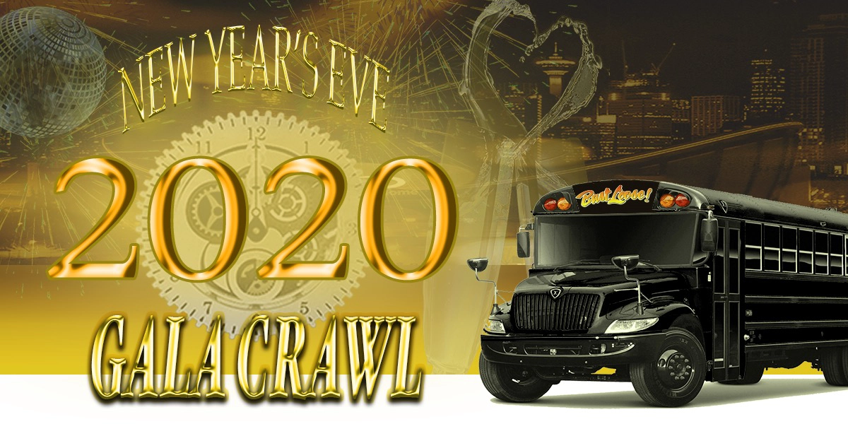 Event image for New Years Eve Gala Club Crawl - Bust Loose