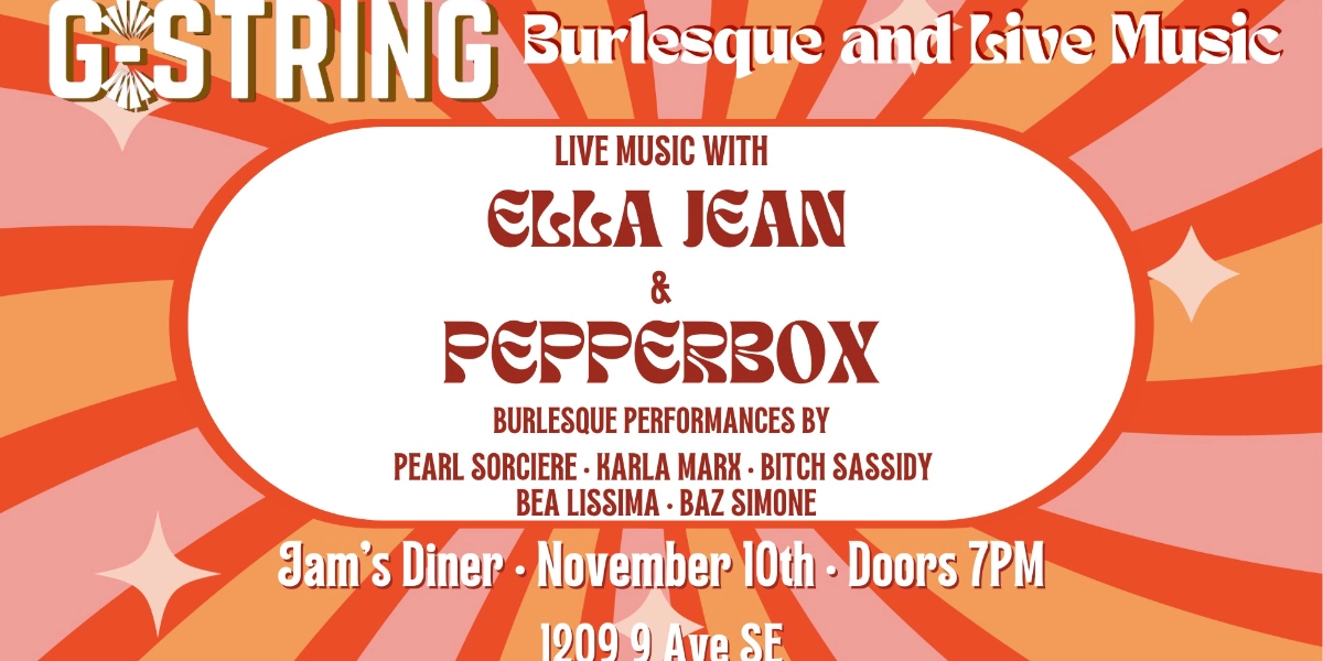 Event image for G-String: Local Bands & Burlesque