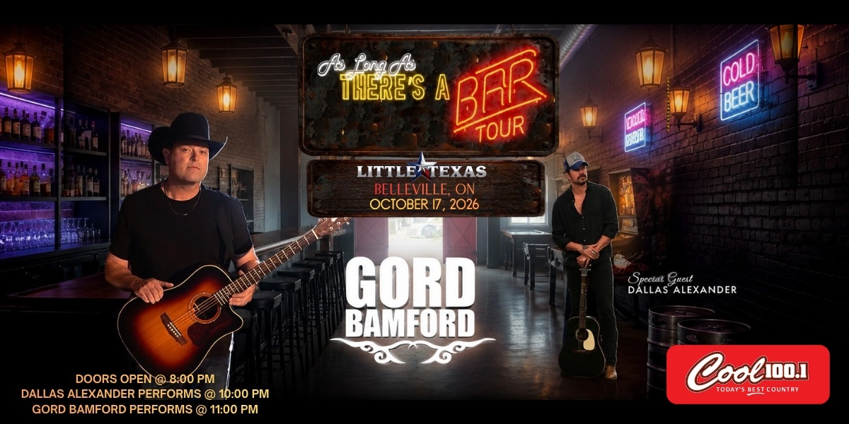 Event image for Gord Bamford As Long As There's a Bar Tour w/ Special Guest Dallas Alexander