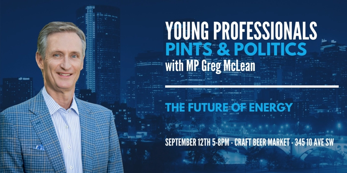 Event image for Young Professionals Pints & Politics with MP Greg McLean