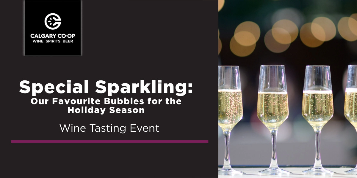 Event image for Special Sparkling: Our Favourite Bubbles for the Holiday Season - Oakridge