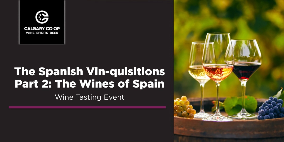 Event image for The Spanish Vin-quisition Part 2: Wines of Spain - Oakridge