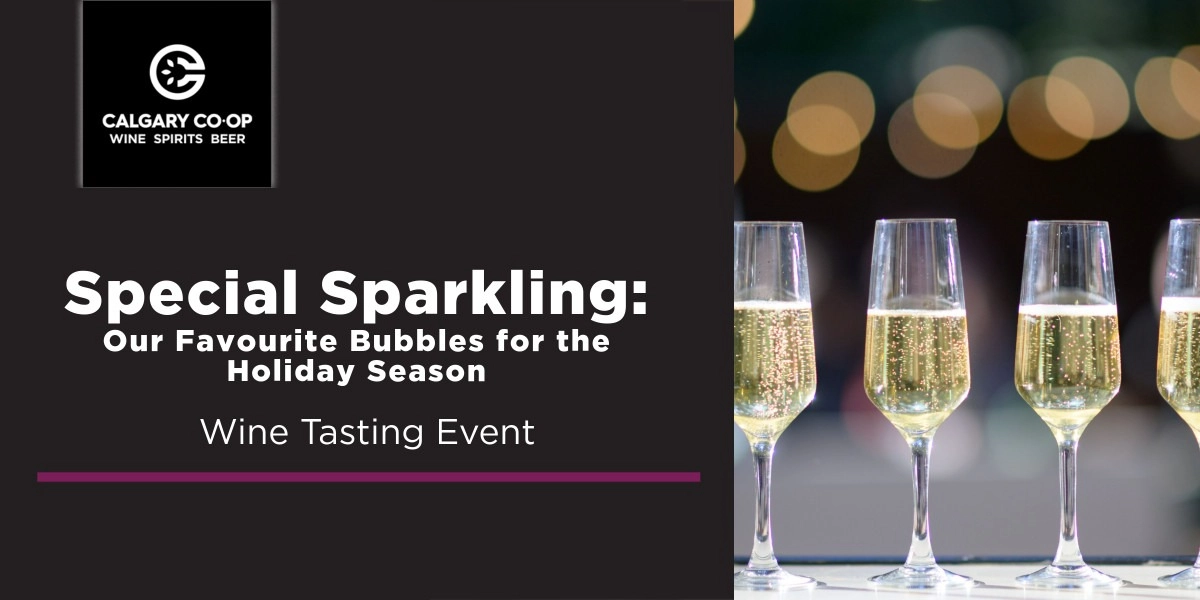 Event image for Special Sparkling: Our Favourite Bubbles for the Holiday Season - Shawnessy