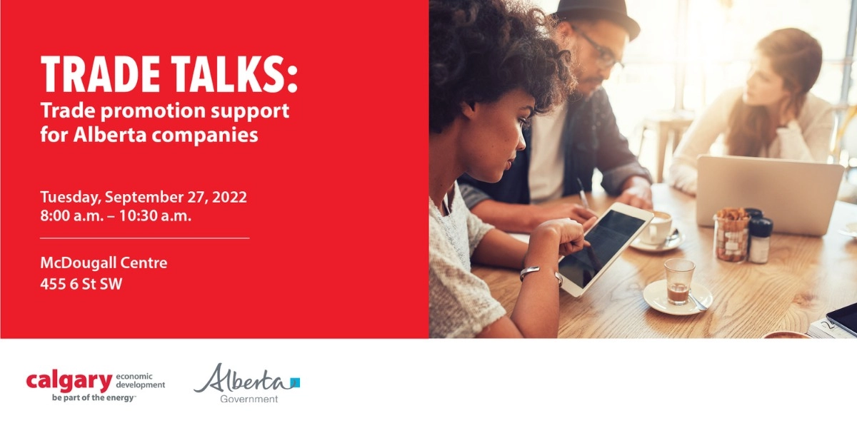 Event image for Trade Talks - Trade Promotion Support for Alberta Companies