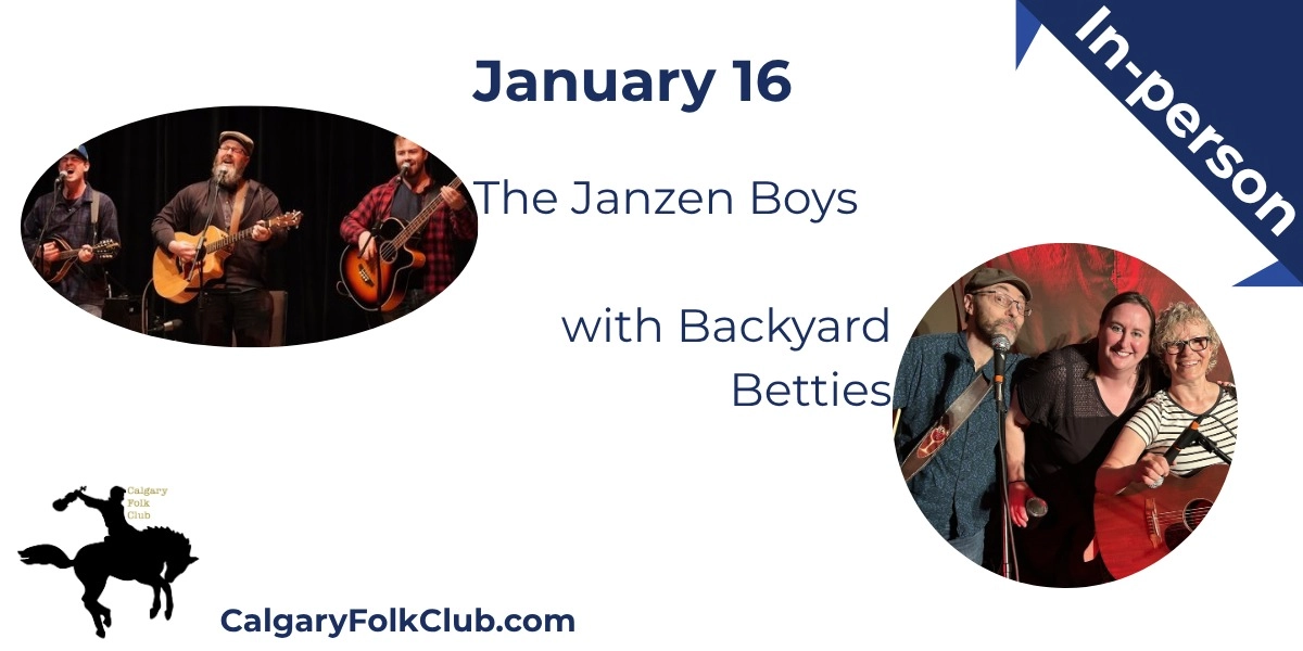 Event image for The Janzen Boys(MN) with Backyard Betties (AB) In Person