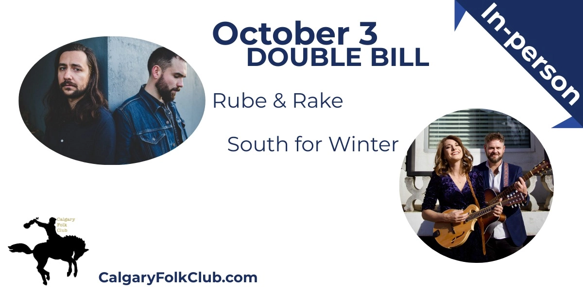 Event image for Rube and Rake (NL) and South for Winter (TN)