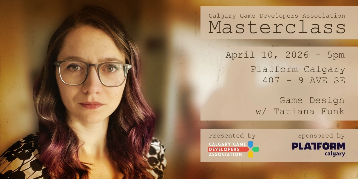 Event image for CGDA Masterclass - Game Design