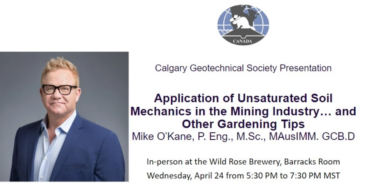 Event image for Application of Unsaturated Soil Mechanics in the Mining Industry
