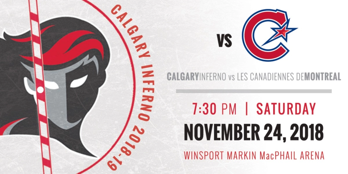 Event image for Game 9: Calgary Inferno vs Les Canadiennes de Montreal