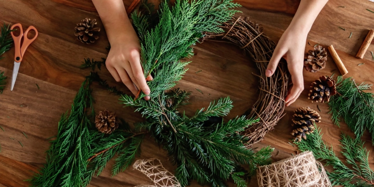 Event image for Deck the Halls -Seasonal Wreath Making Night