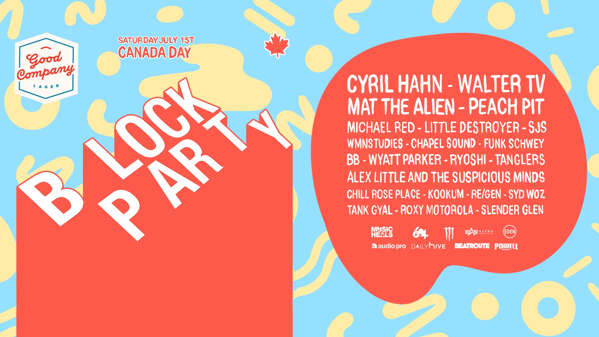 Event image for GOOD COMPANY CANADA DAY BLOCK PARTY