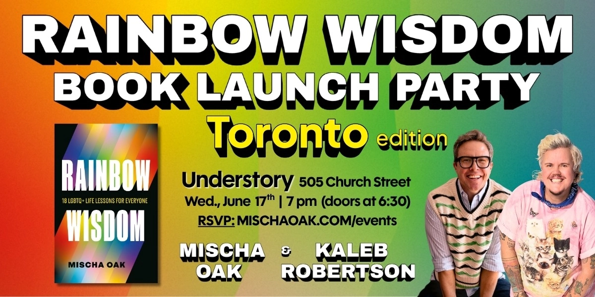 Event image for Rainbow Wisdom Book Launch Party - Toronto Edition