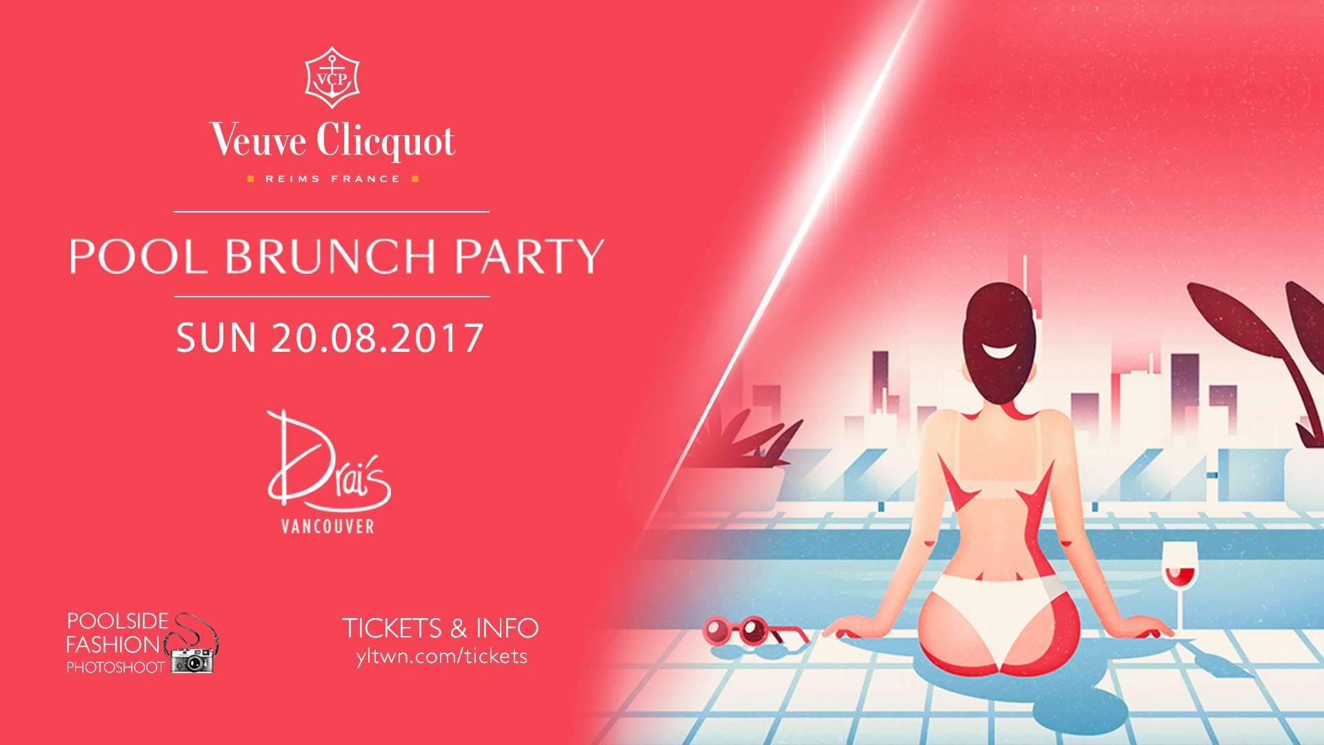 Event image for Veuve Clicquot Pool Brunch Party at Drai's Vancouver