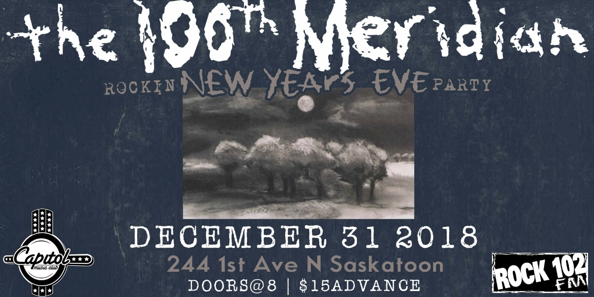 Event image for The 100th Meridian Rockin New Years Eve w/ guests