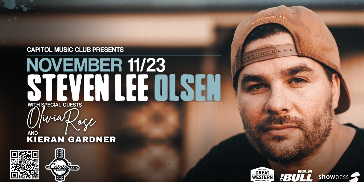 Event image for Steven Lee Olsen w/ Olivia Rose & Kieran Gardner - Presented By The Bull (All Ages)
