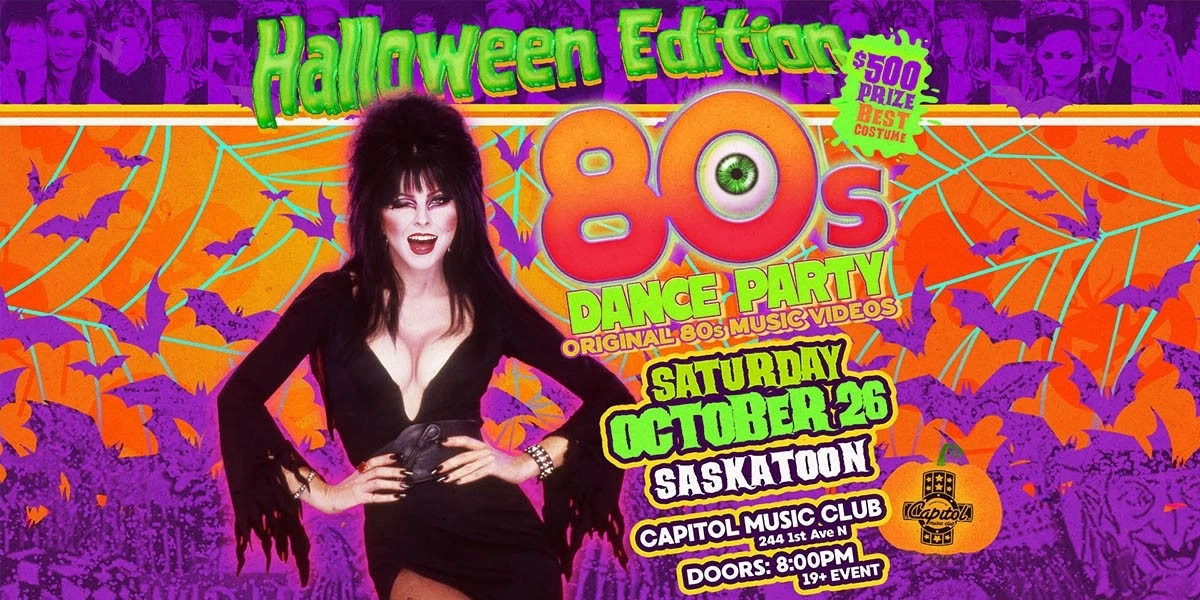 Event image for 80's Dance Party Halloween Edition