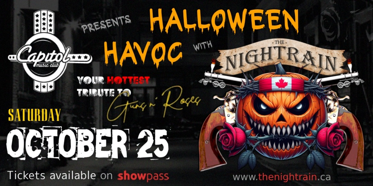 Event image for Halloween Havoc w/ The Nightrain (Guns N' Roses Tribute)