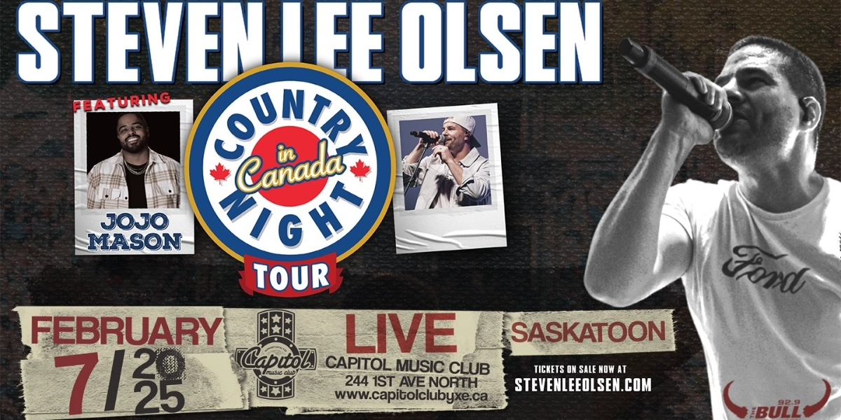 Event image for Steven Lee Olsen Country Night In Canada featuring JOJO Mason