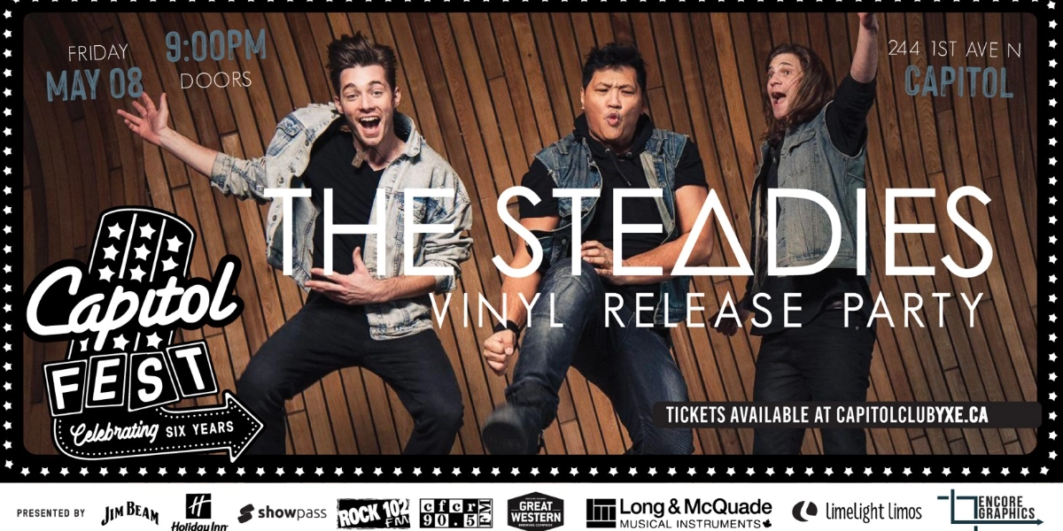 Event image for The Steadies Vinyl Release Party w/ guests