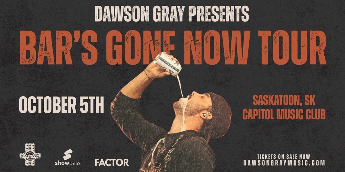 Event image for Dawson Gray - Bar's Gone Now