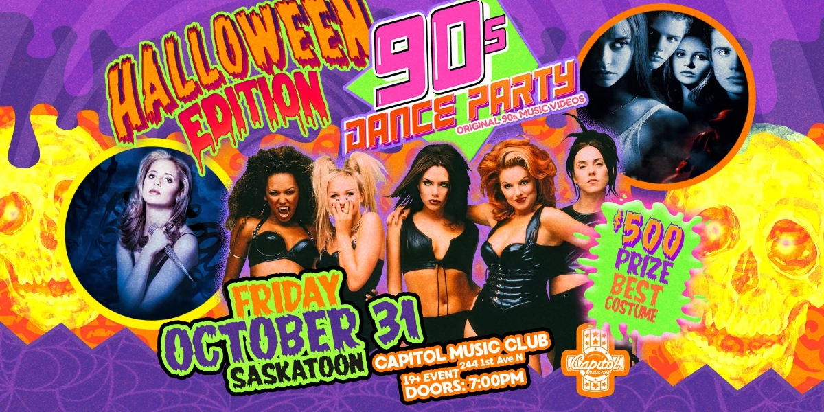Event image for 90s Dance Party: Halloween Edition