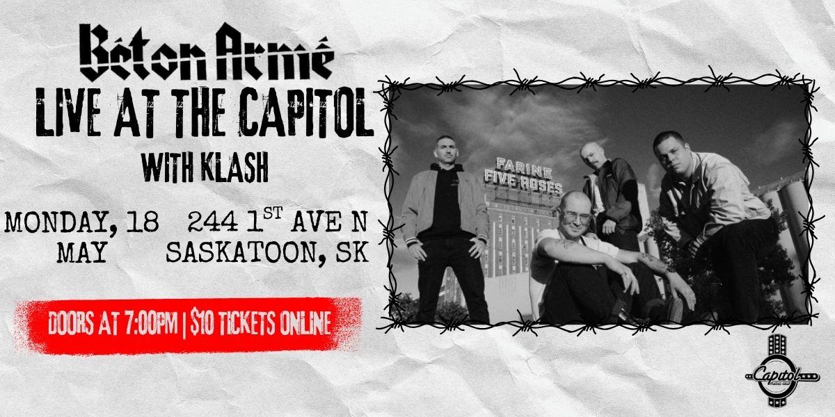 Event image for Béton Armé - Live at the Capitol