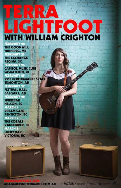 Event image for Terra Lightfoot + William Crighton + KIVTP - @ The Capitol Feb 24/18
