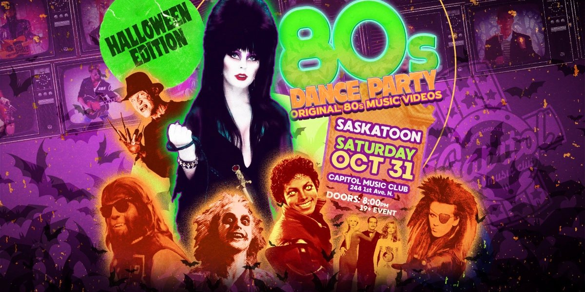Event image for 80's Halloween Dance Party