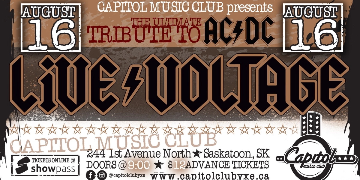 Event image for Live Voltage The Ultimate ACDC tribute w/ guests