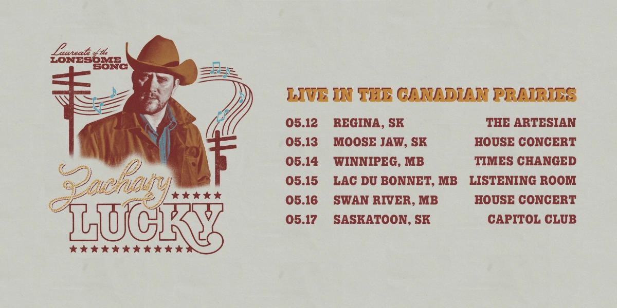 Event image for Zachary Lucky - Live in the Canadian Prairies