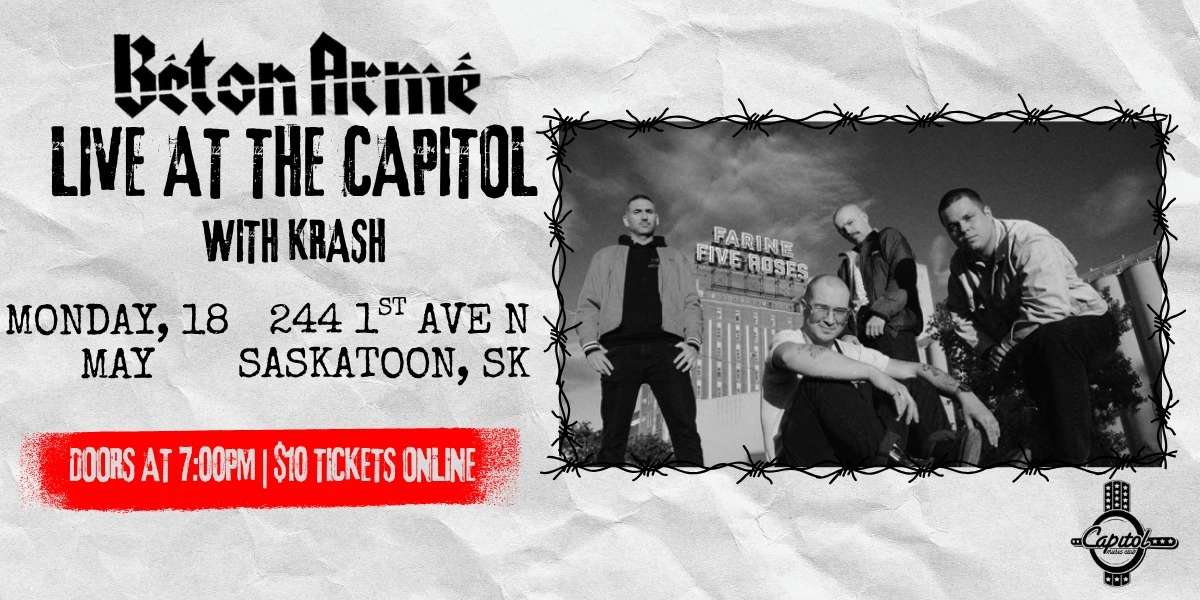 Event image for Béton Armé - Live at the Capitol