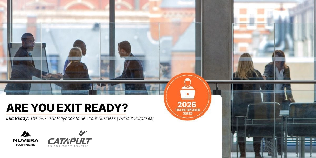 Event image for Exit Ready: The 2–5 Year Playbook to Sell Your Business (Without Surprises)