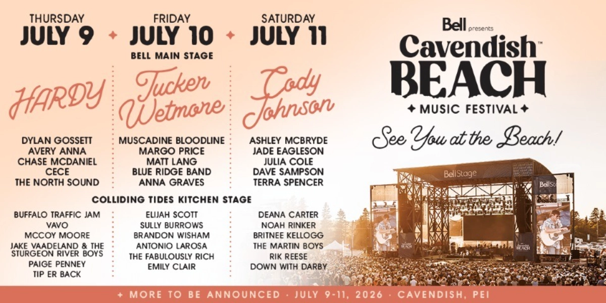 Event image for Bell Presents Cavendish Beach Music Festival 2026