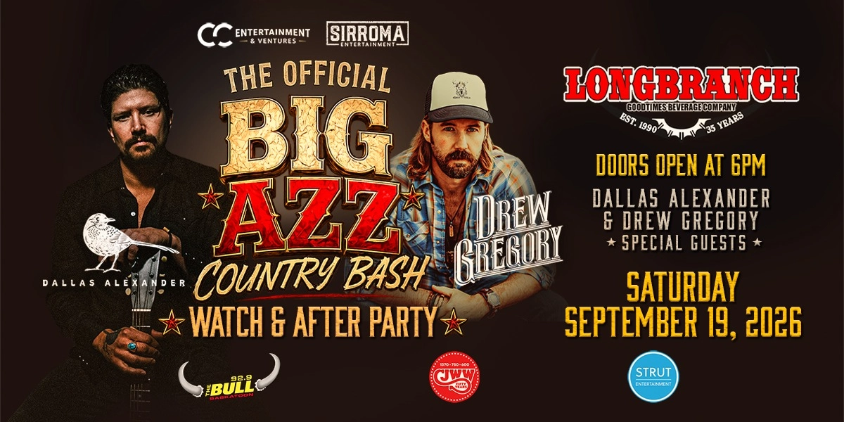 Event image for The Official Big AZZ Country Bash Watch & After Party