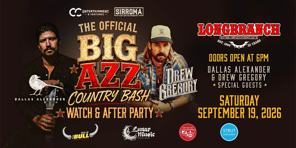Event image for The Official Big AZZ Country Bash Watch & After Party