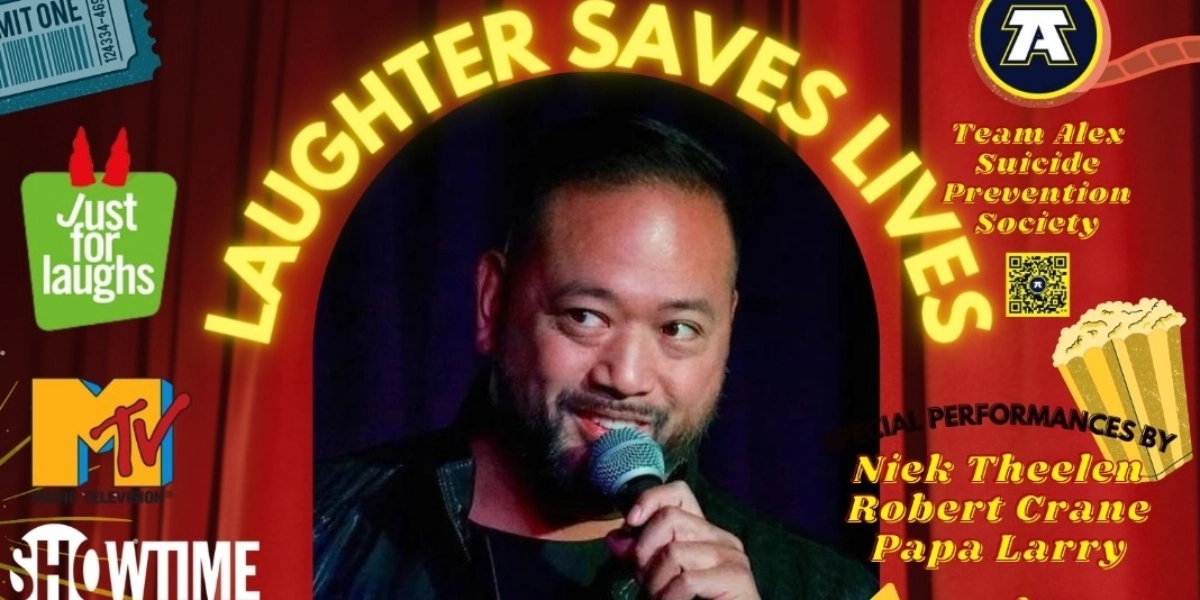 Event image for Booze Buds Comedy Presents: 2nd Annual Laughter Saves Lives with Ron Josol & Guests