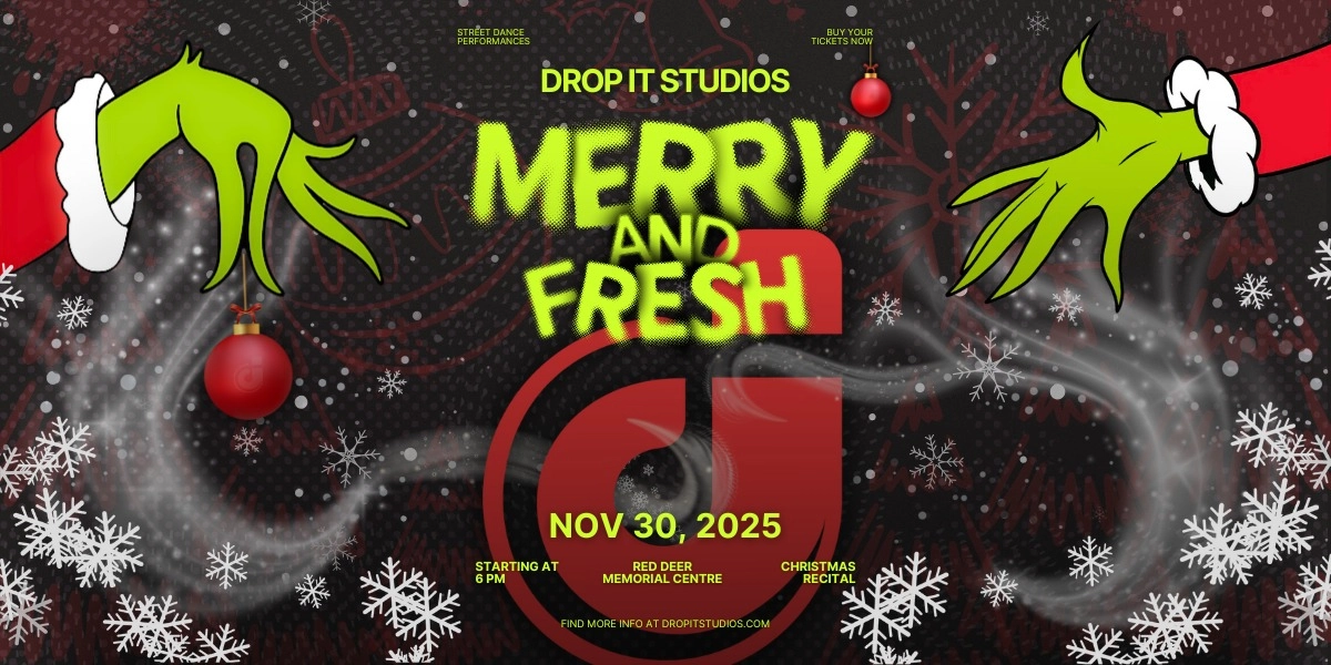Event image for Drop It Studios Merry & Fresh Christmas Performance