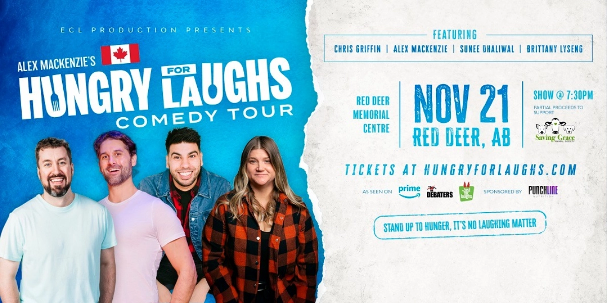 Event image for Alex MacKenzie's Hungry for Laughs Comedy Tour