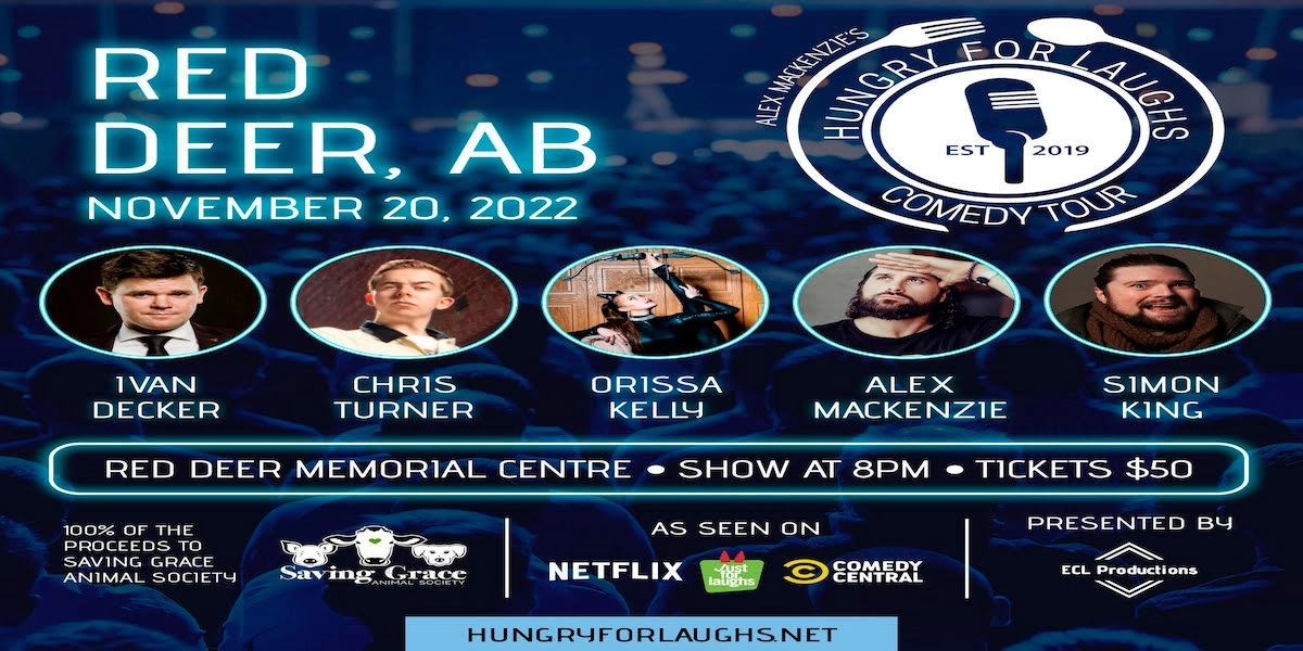 Event image for ECL Productions Presents: Alex Mackenzie’s Hungry for Laughs Comedy Tour