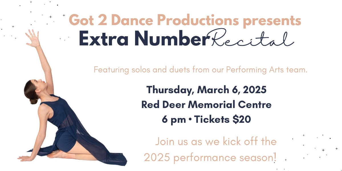 Event image for Got 2 Dance Productions Extra Number Recital 2025