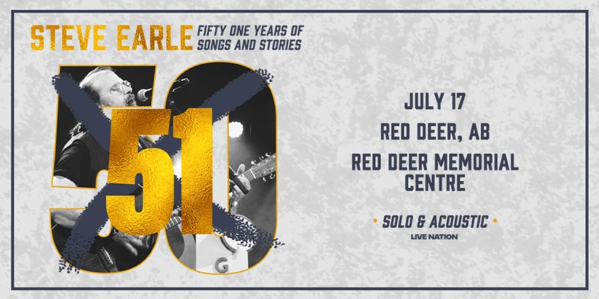 Event image for Live Nation Presents Steve Earle - 51 Years of Songs and Stories