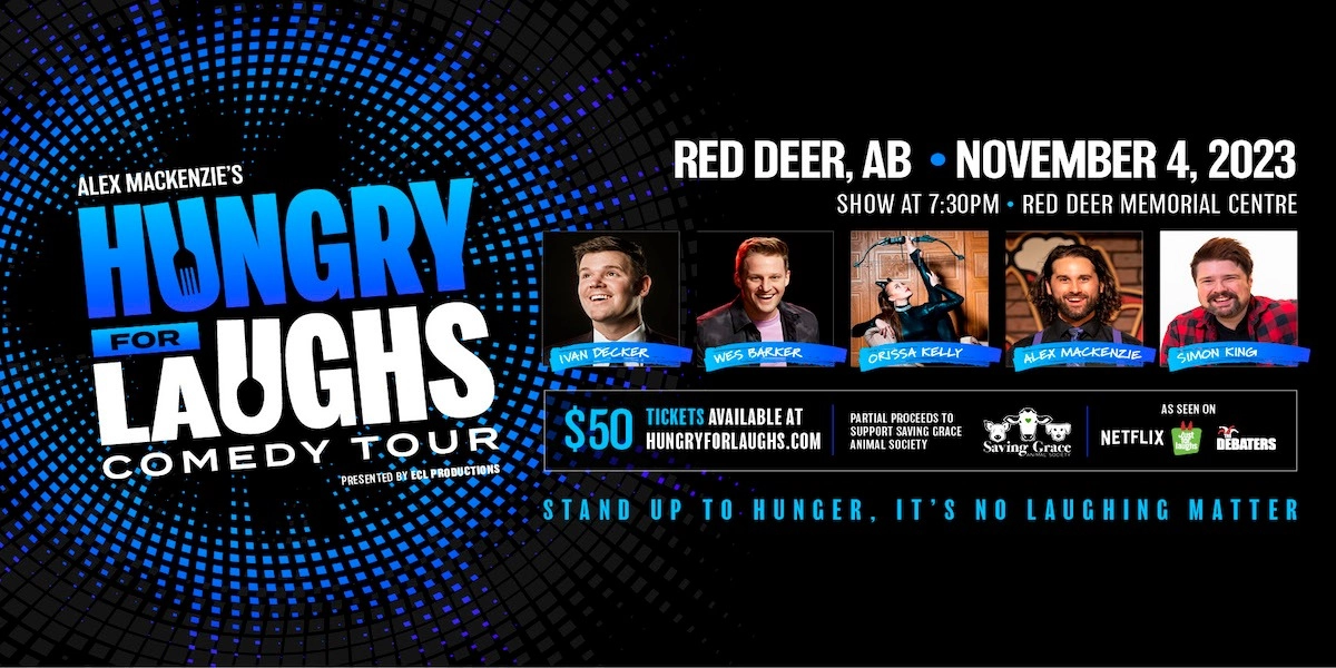 Event image for ECL Productions presents Alex Mackenzie’s Hungry for Laughs Comedy Tour